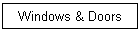 Windows & Doors